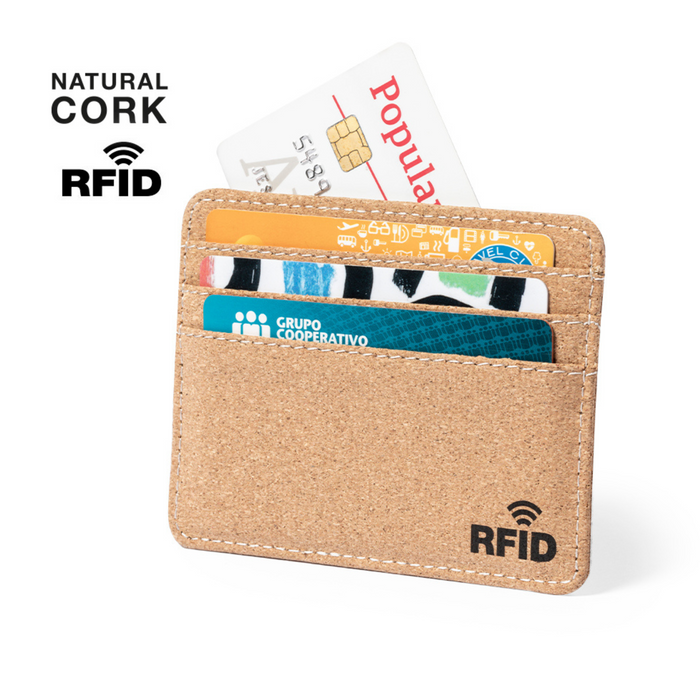 Elegant card holder, Cork