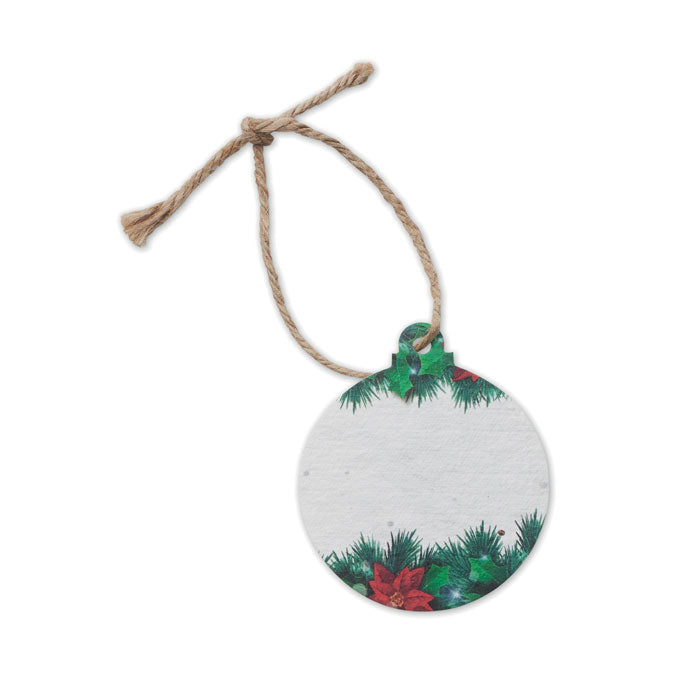 Christmas Ornament, Mix Seed Paper