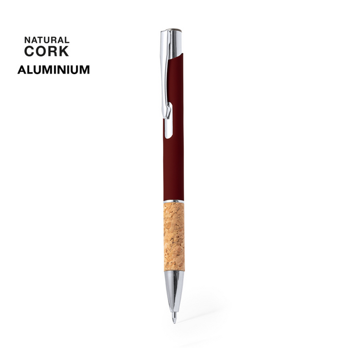Elegant ball pen, Cork detail