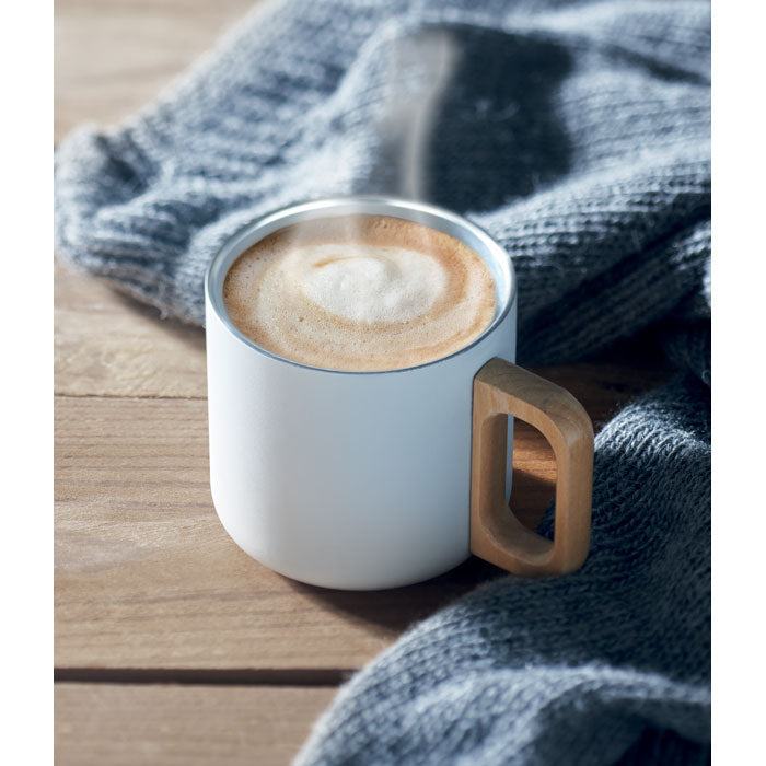 Double Wall Mug, Recycled Stainless Steel