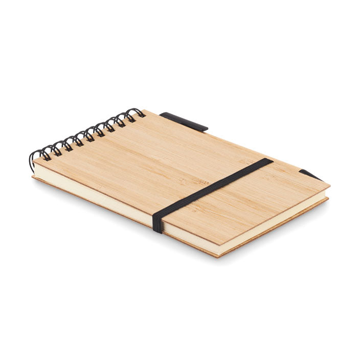 A6 Bamboo Cover Notepad