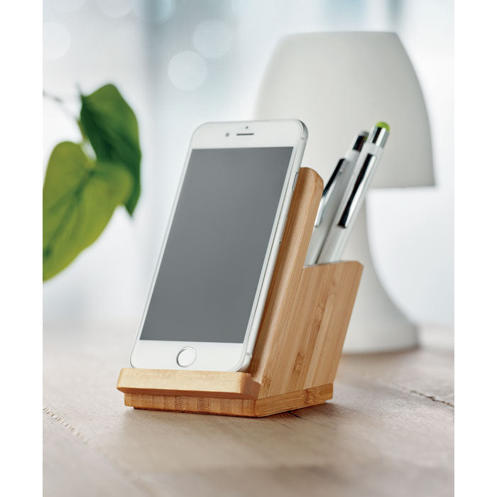 Wireless charger, bamboo casing