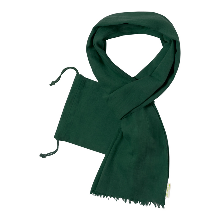 Scarf, Organic cotton for woman