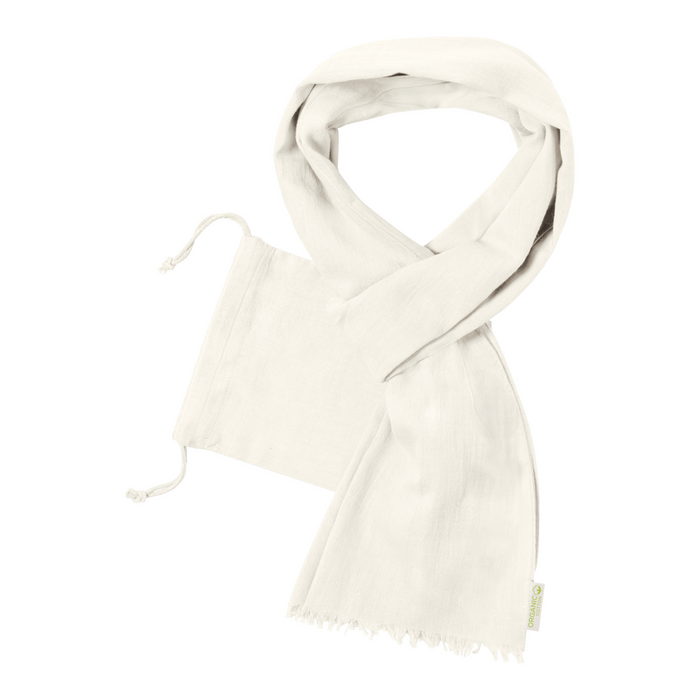 Scarf, Organic cotton for woman