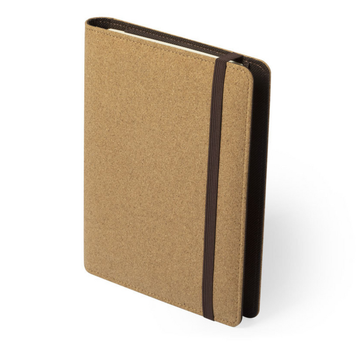 Notepad with integrated wireless charger, Cork