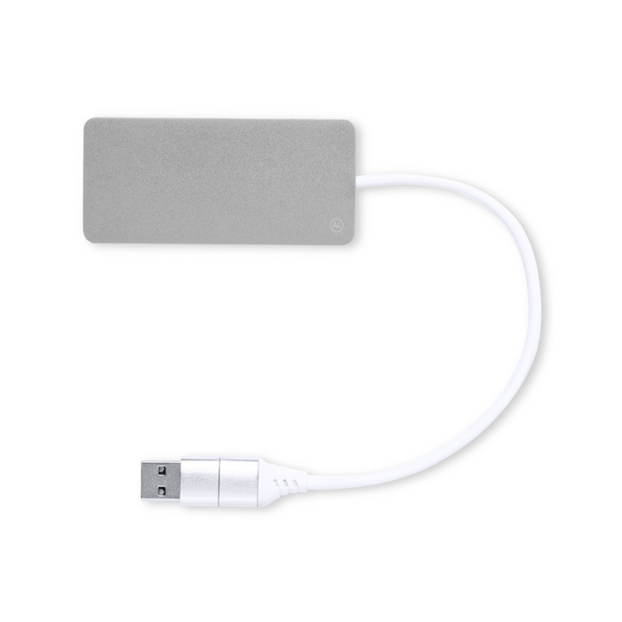 2.0 USB hub, Recycled aluminium