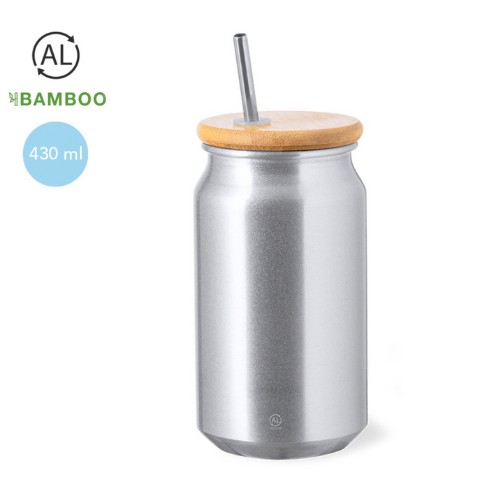 Joogitops 430ml, taaskasutatud alumiiniumist