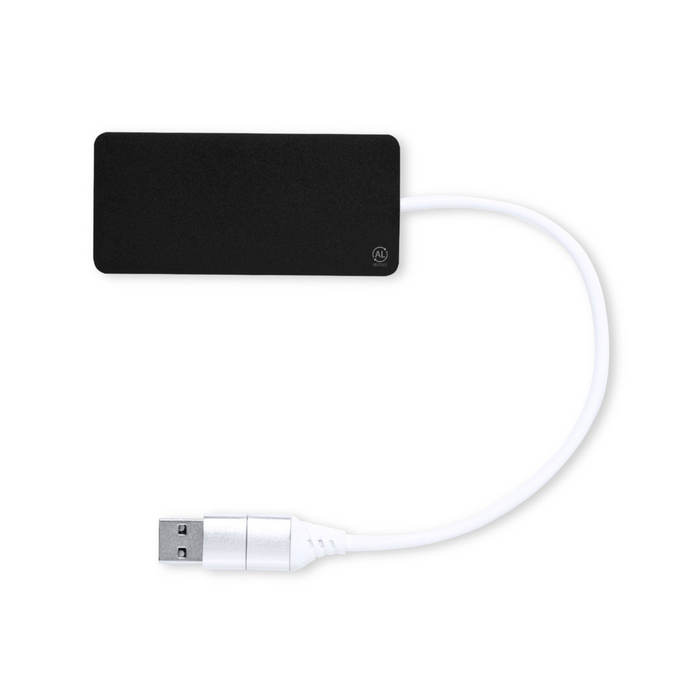2.0 USB hub, Recycled aluminium