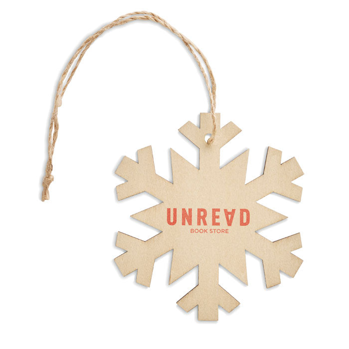 Wooden snowflake