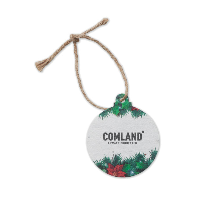 Christmas Ornament, Mix Seed Paper