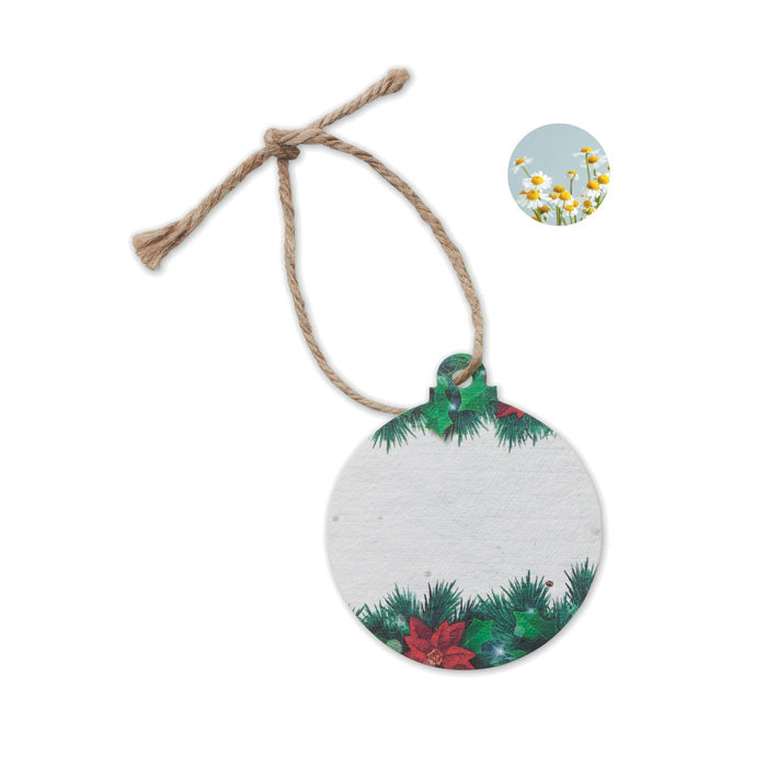 Christmas Ornament, Mix Seed Paper