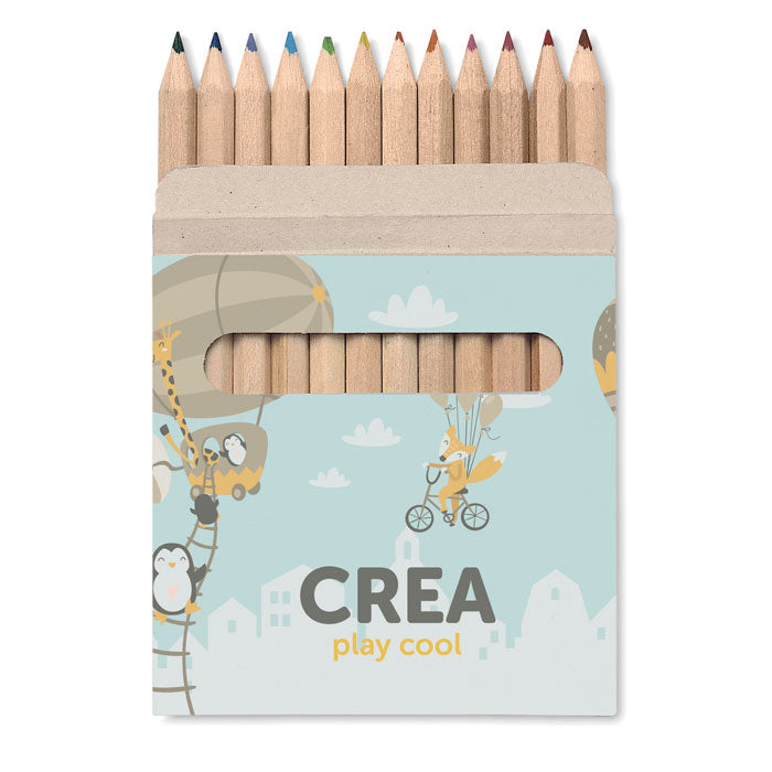 Set of 12 Coloured Pencils