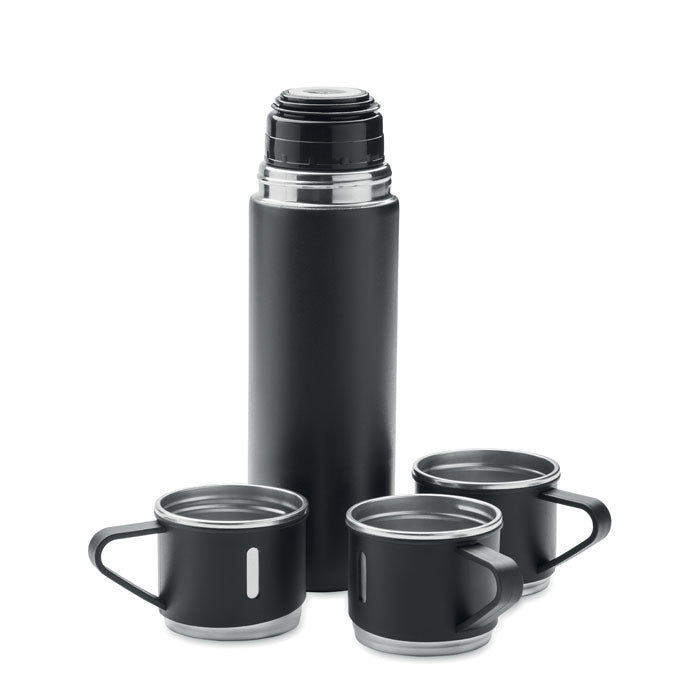 Insulated Thermos With Leak-Free Cups
