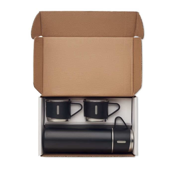 Insulated Thermos With Leak-Free Cups