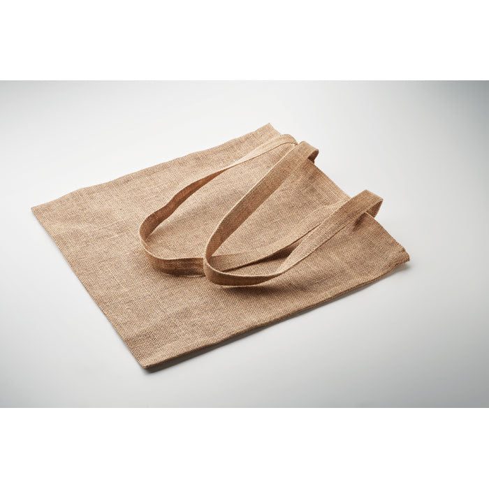 Jute bag with long handles