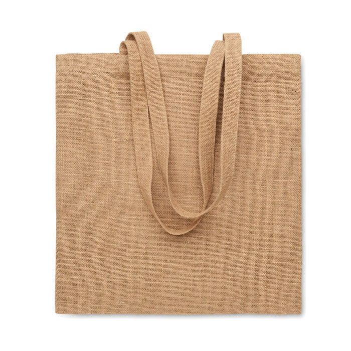 Jute bag with long handles