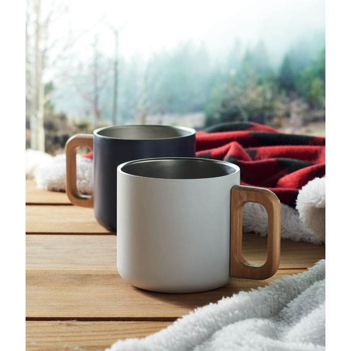 Double Wall Mug, Recycled Stainless Steel