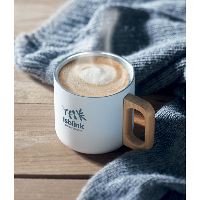 Double Wall Mug, Recycled Stainless Steel