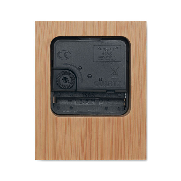 Table Clock, Bamboo
