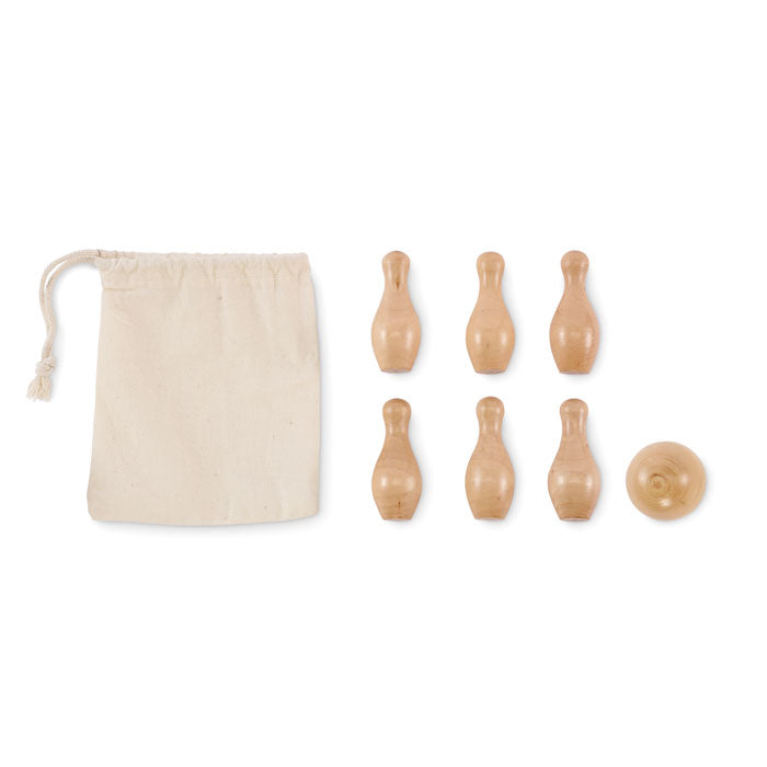 Mini bowling set, Pine wood
