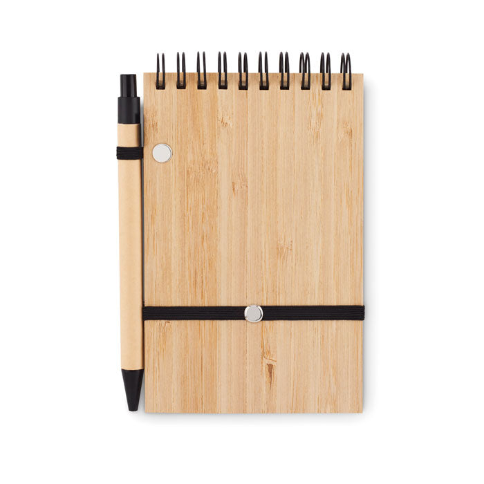 A6 Bamboo Cover Notepad