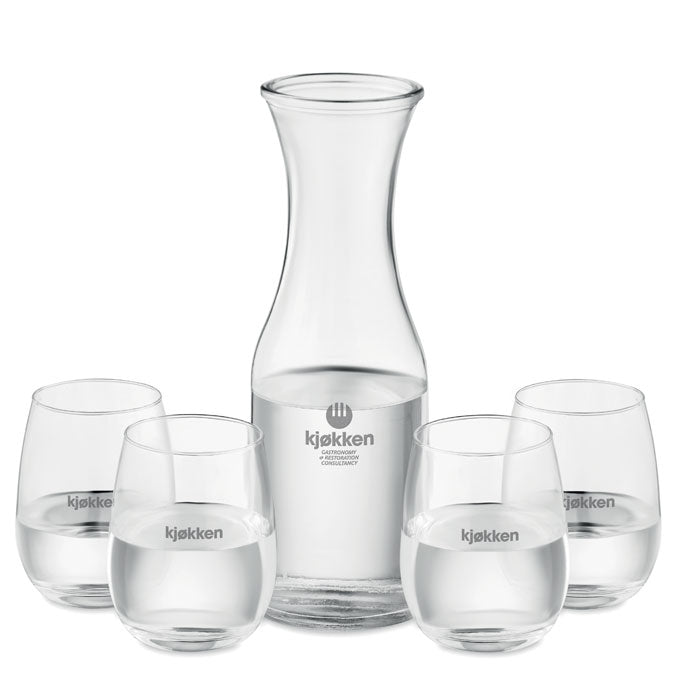 Drink Set, Recycled Glass