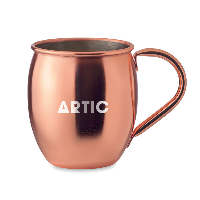 Cocktail Mug with Matte Copper Finish