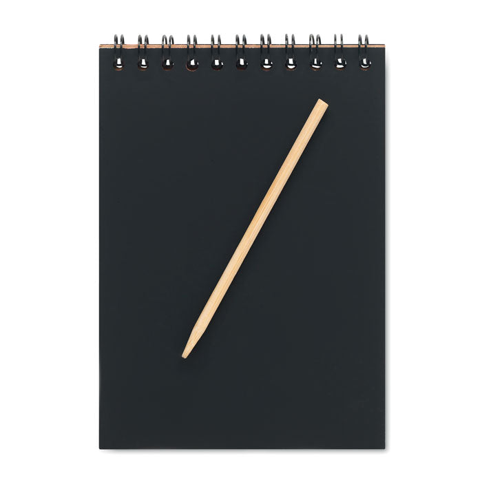 Ring Kraft Scratching Paper Notebook
