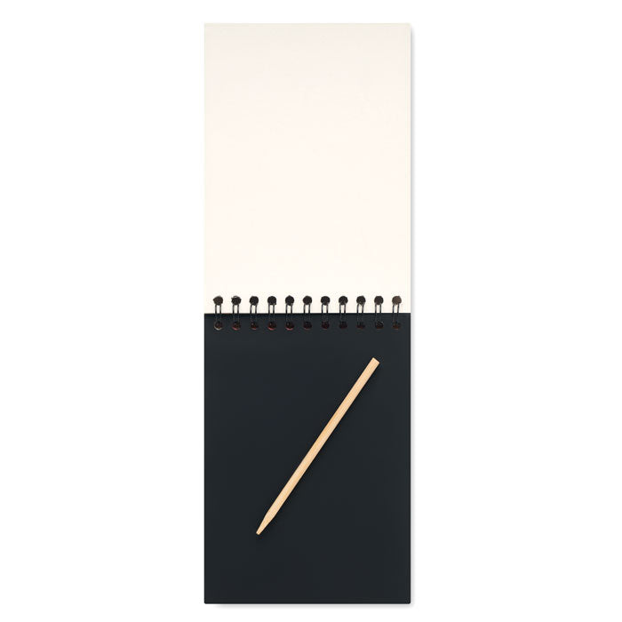 Ring Kraft Scratching Paper Notebook