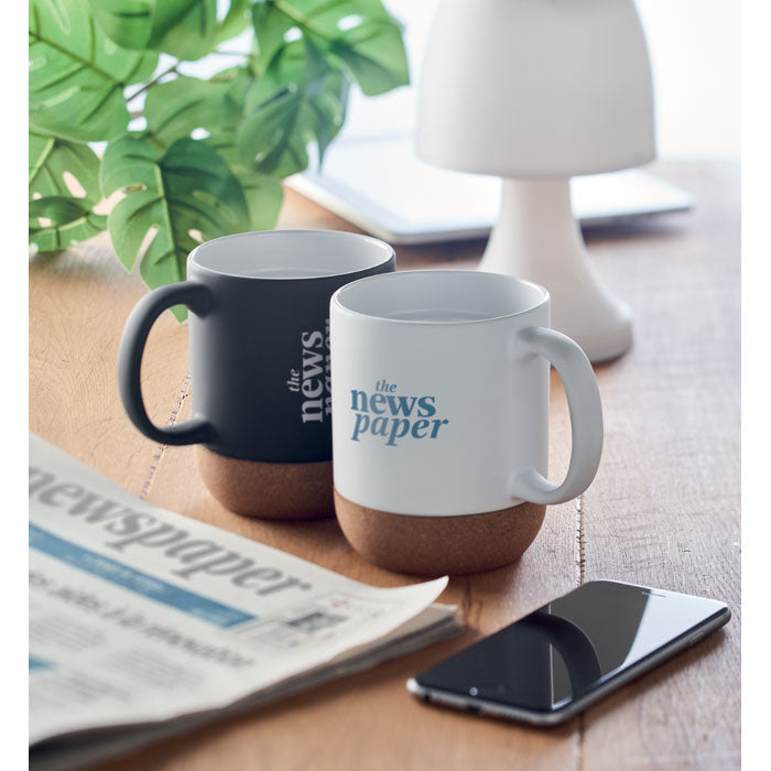 Mug with cork base detail, 300 ml