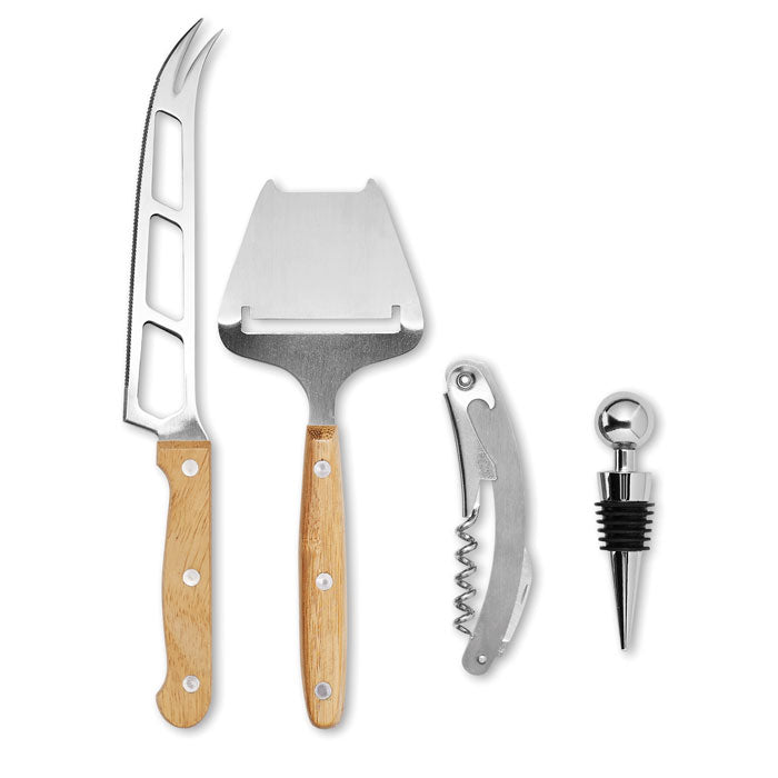 Cheese & Wine Set, Bamboo