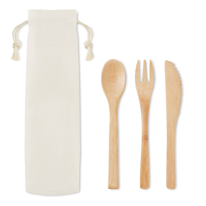 Cutlery Set, Re-usable Bamboo