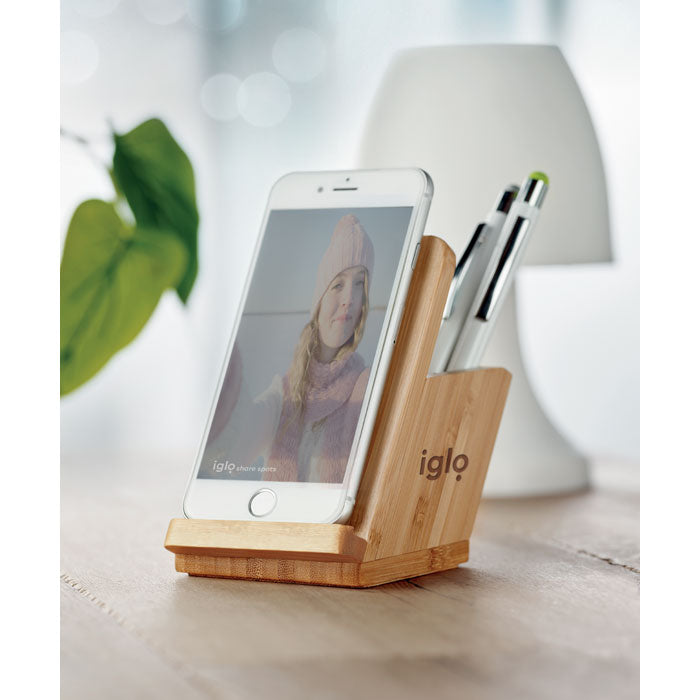Wireless charger, bamboo casing